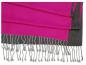 Preview: Seidenflanell Stola Pink Lila Anthrazit Schwarz